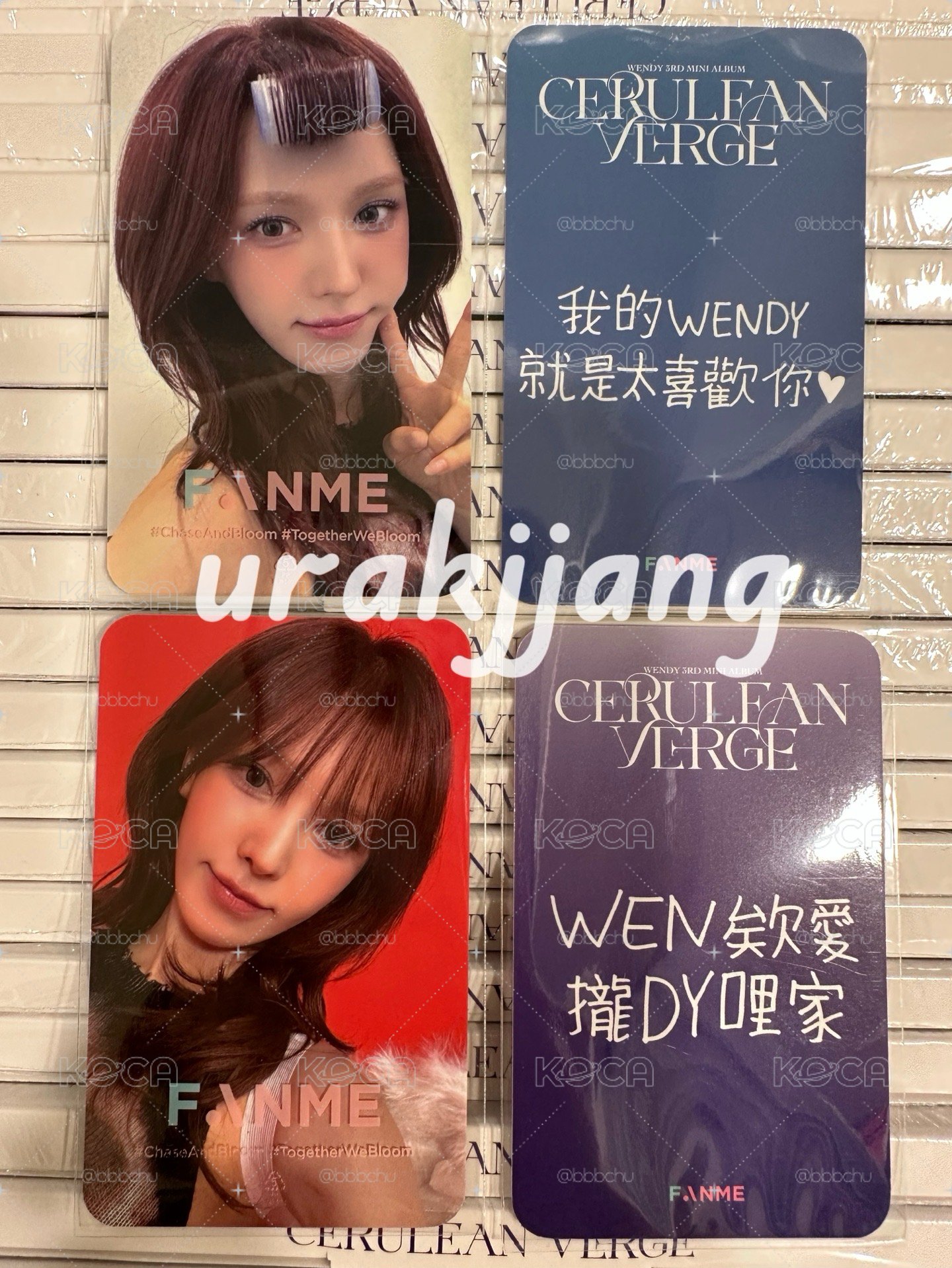 WENDY 飯迷 台北簽售合影特典/set