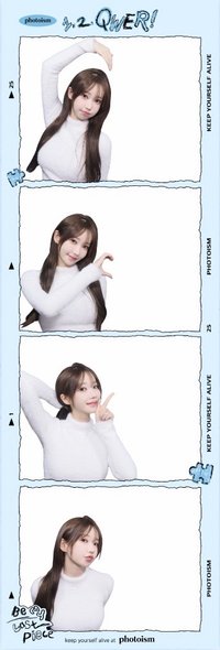 1,2,QWER! photoism 人生四格卡 