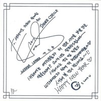 周邊卡 Welcoming Collection 2015 手寫卡