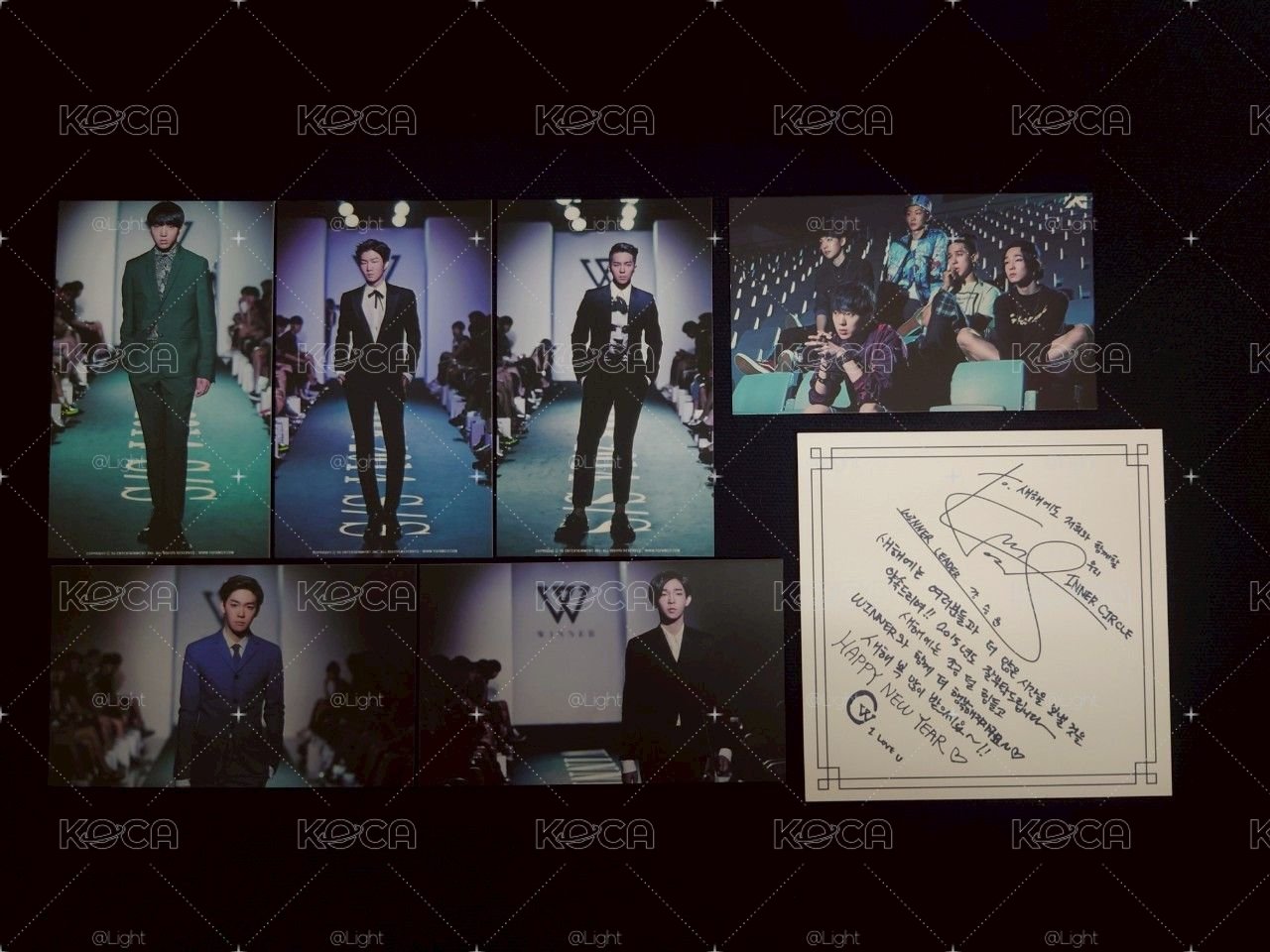 WINNER Welcoming Collection 2015 手寫卡 姜昇潤
