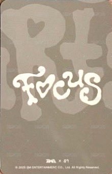 Focus QQ音樂 星光卡 一星 背面