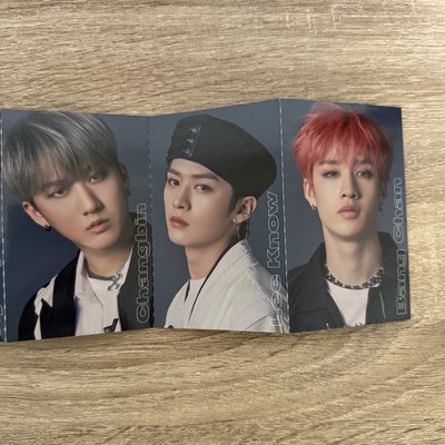 Stray kids 日本 Top 完全生產限定盤 小卡 雙面卡 折疊卡