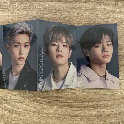 Stray kids 日本 Top 完全生產限定盤 小卡 雙面卡 折疊卡