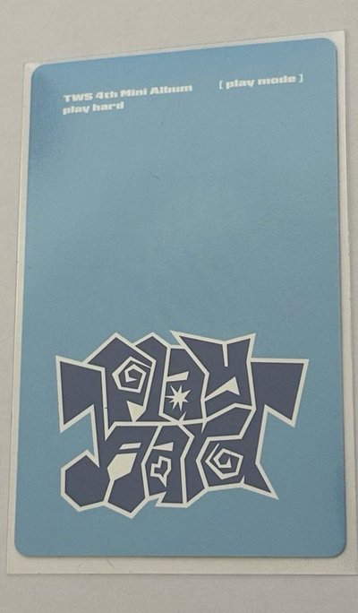 TWS Play Hard 專輯卡 play mode