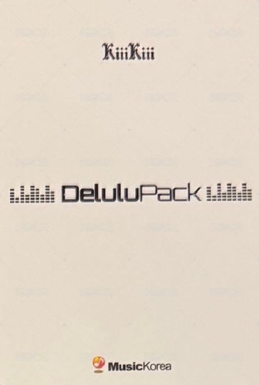 Delulu Pack mk 1.0 簽售卡  背面