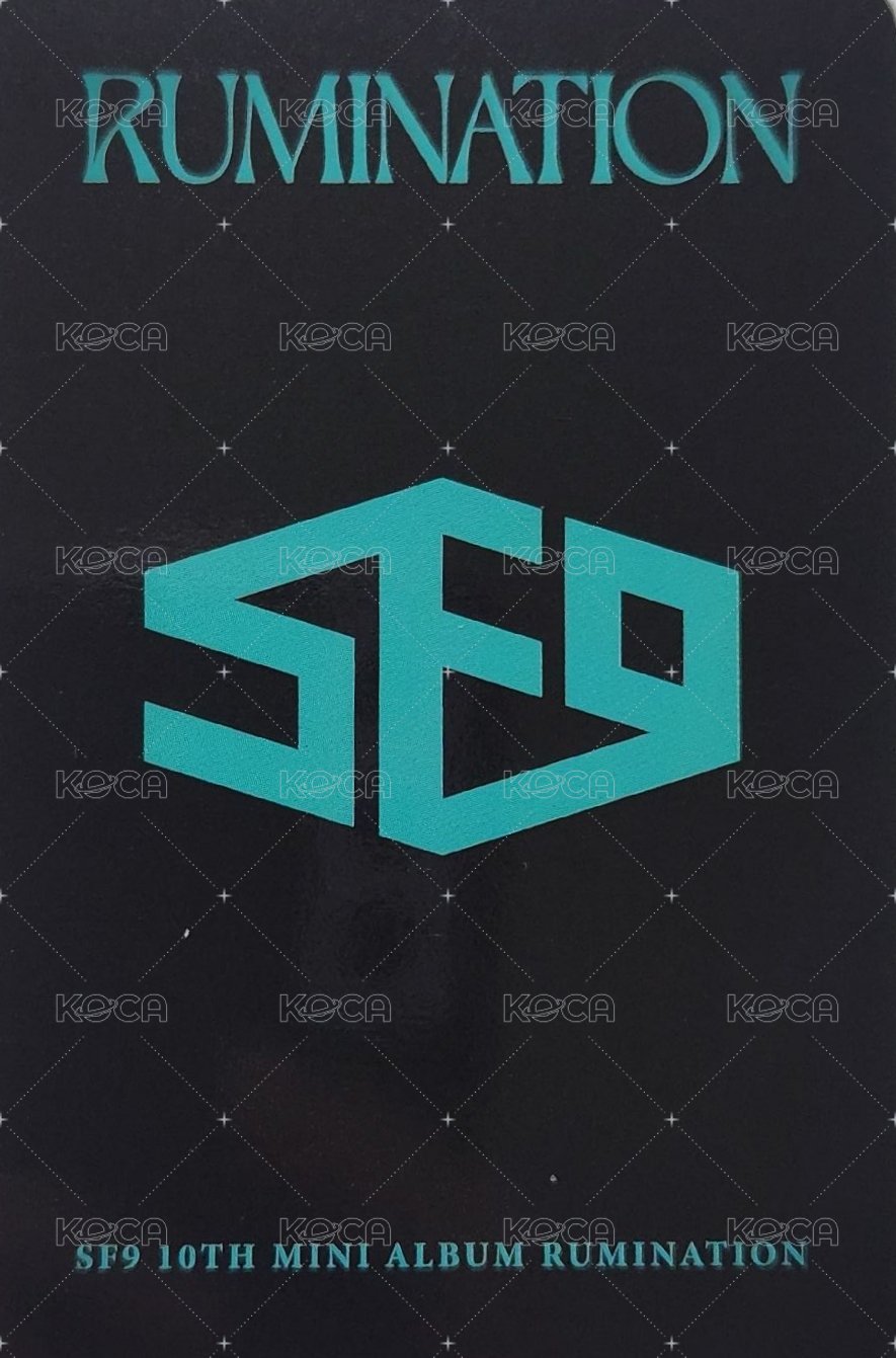 10TH MINI [RUMINATION] k4 特典卡  背面