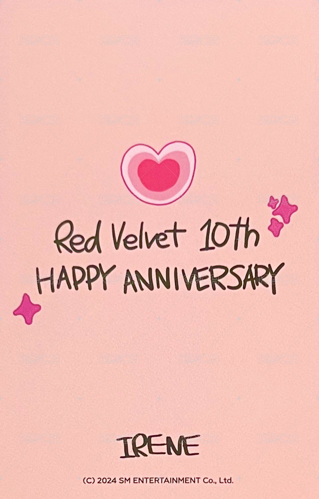 10週年 周邊卡 幸運卡 背面