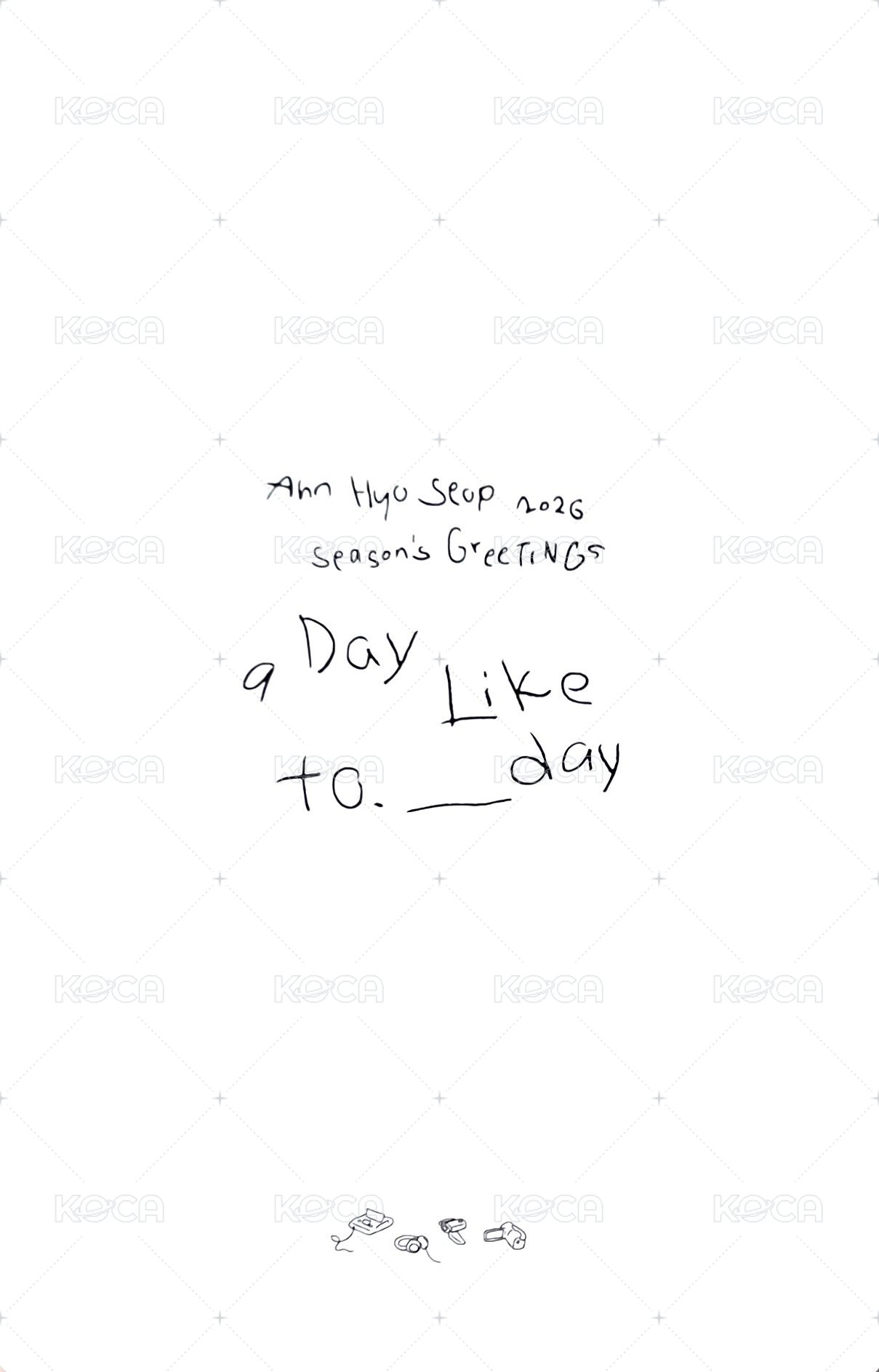 2026年曆 TPC 特典卡  背面