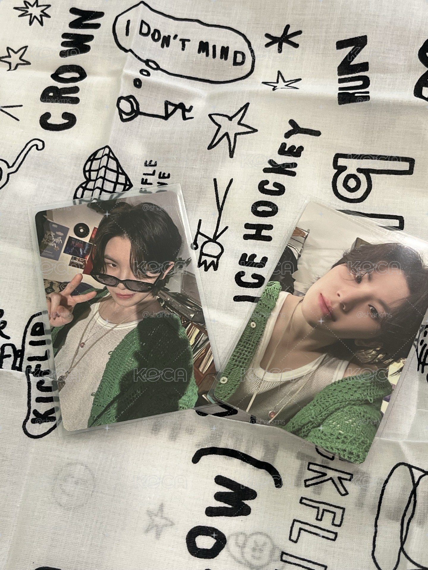 Woozi一直娛綠衣+專卡綠衣