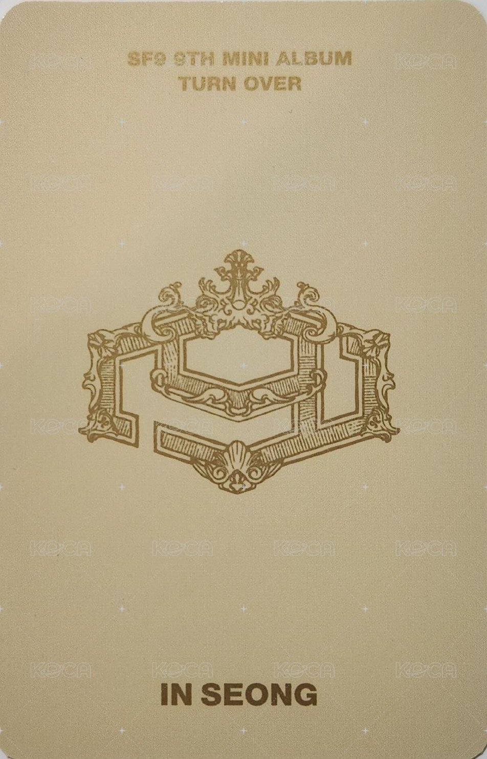 9TH MINI [TURN OVER] 專輯卡 9 Ver. 背面
