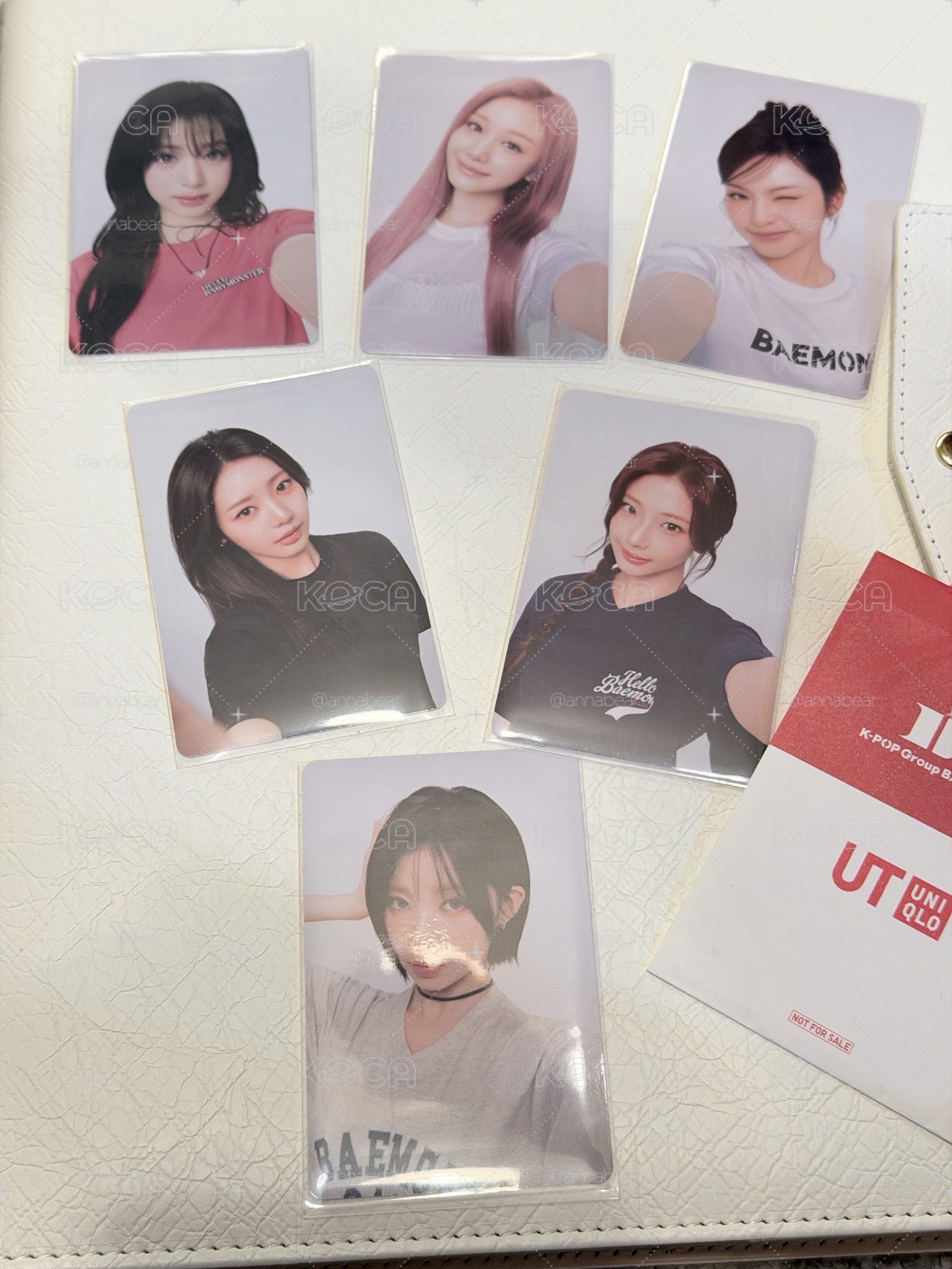 【正版ꕤ】😈BABYMONSTER x UT😈聯名 小卡 Uniqlo