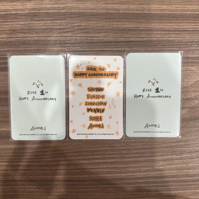 RIIZE 一周年 幸運卡 Anton 🦕 手繪