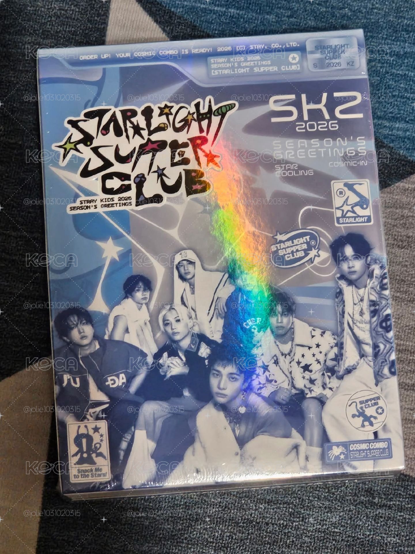 skz 2026年曆+四張玟特典