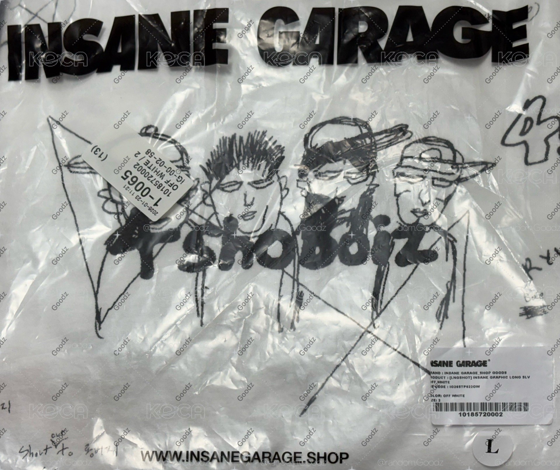 LNGSHOT 聯名INSANE GARAGE長袖