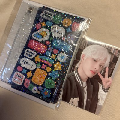 2024 fan meeting 場週 估卡貼紙卡套set 隨機卡旼琦 