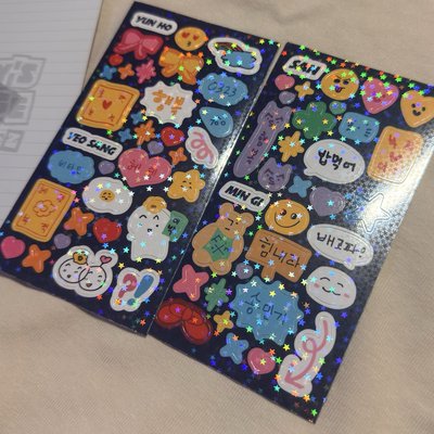 2024 fan meeting 場週 估卡貼紙卡套set 隨機卡旼琦 