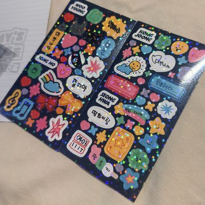 2024 fan meeting 場週 估卡貼紙卡套set 隨機卡旼琦 