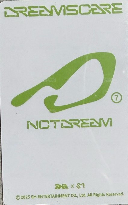 正規四 QQ音樂 特典卡  背面