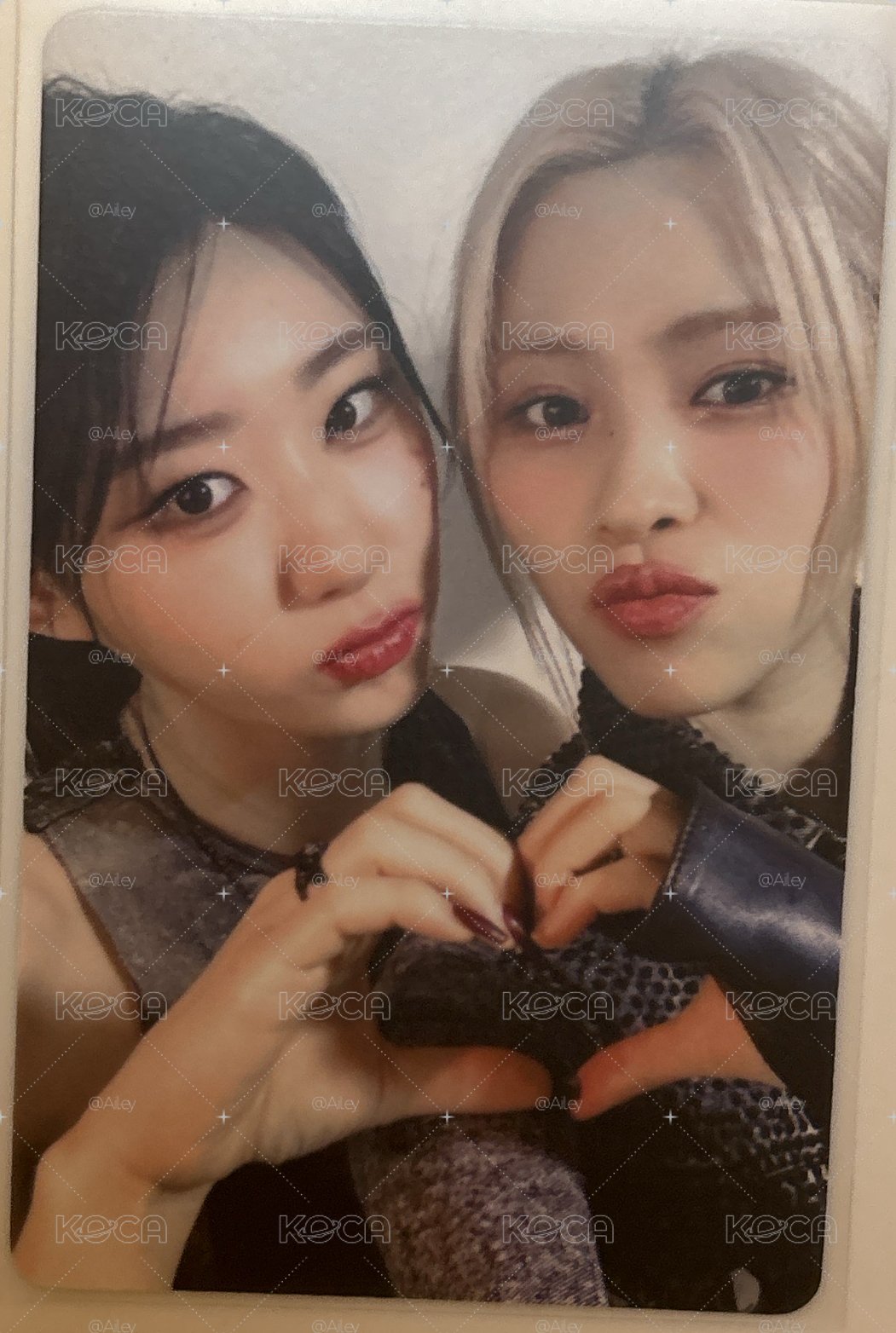 itzy 簽售卡 雙人卡