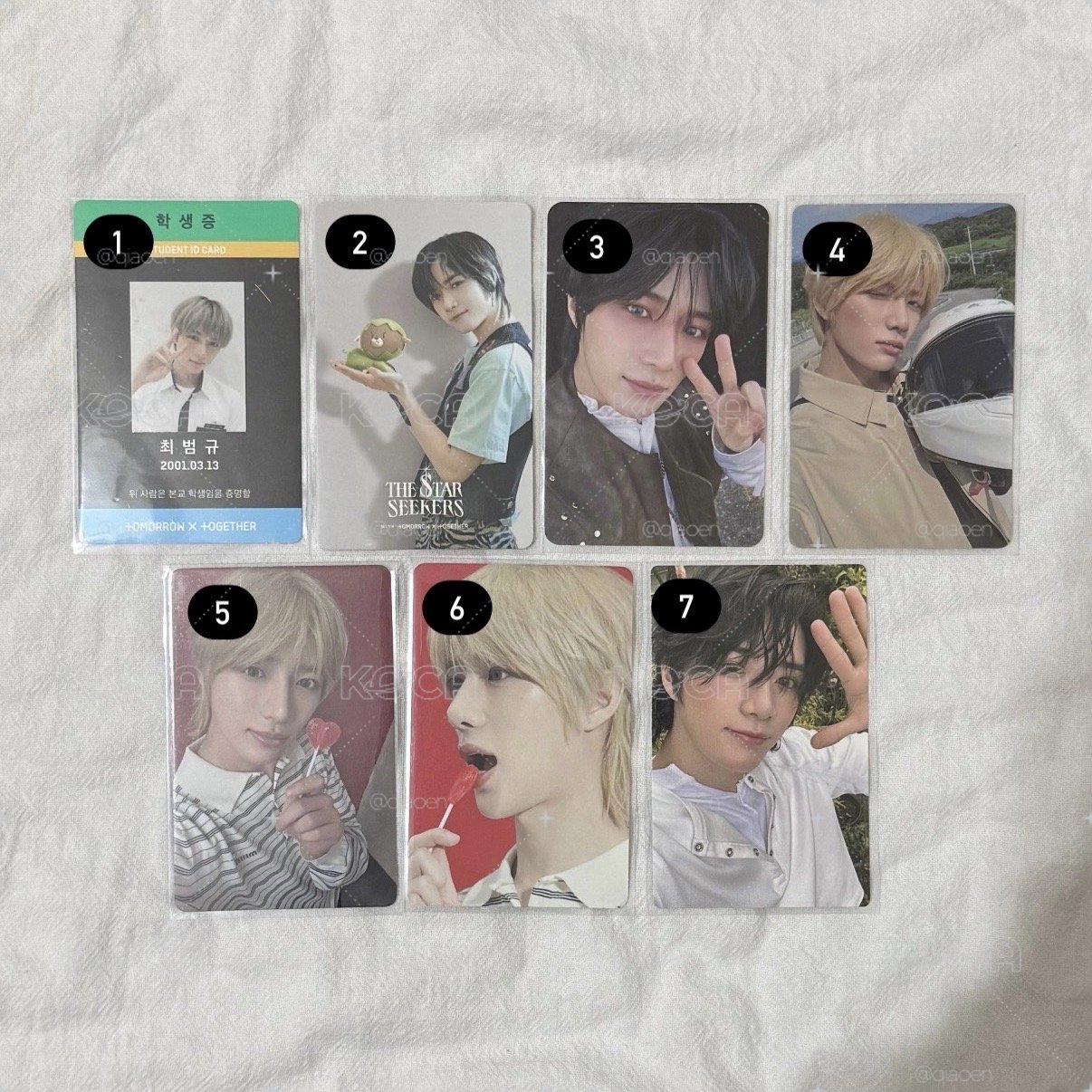 TXT BEOMGYU 小卡