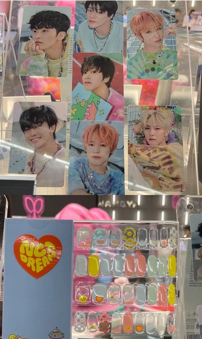 NCT DREAM 美甲片含一套卡