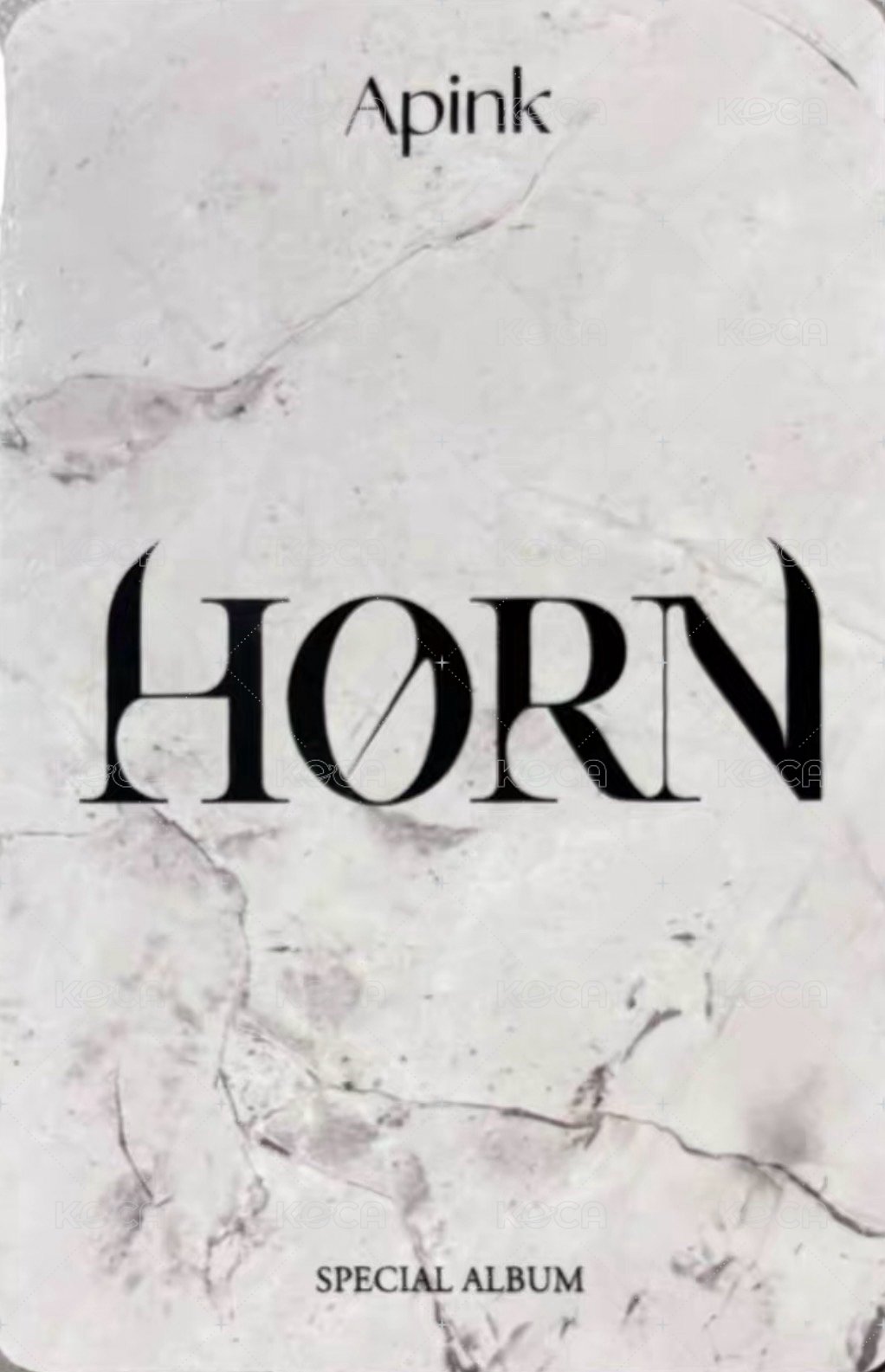 HORN 專輯卡  背面