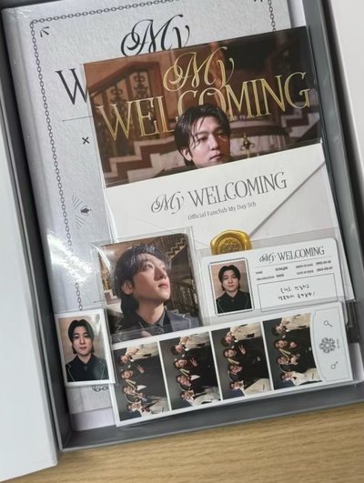 DAY6 五期會員禮 （僅取出會員卡其餘接未拆）