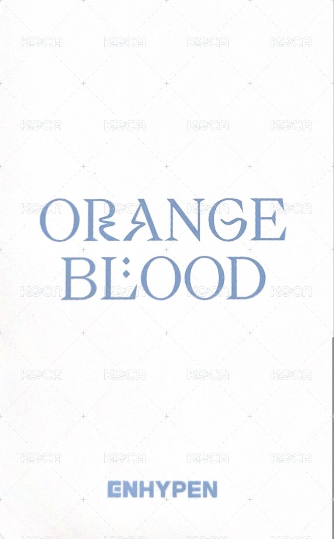 迷五 yzy 1.0 特典卡  背面