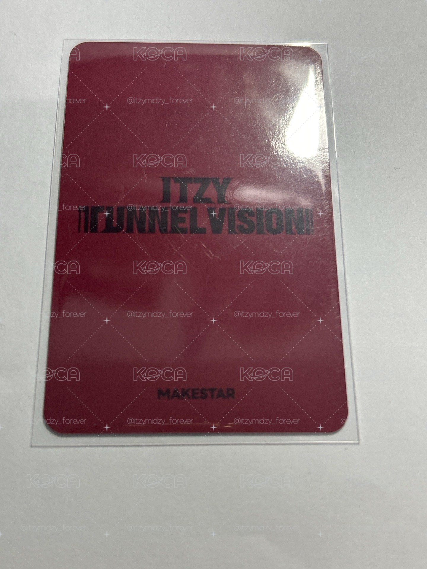 itzy 幸運卡粒