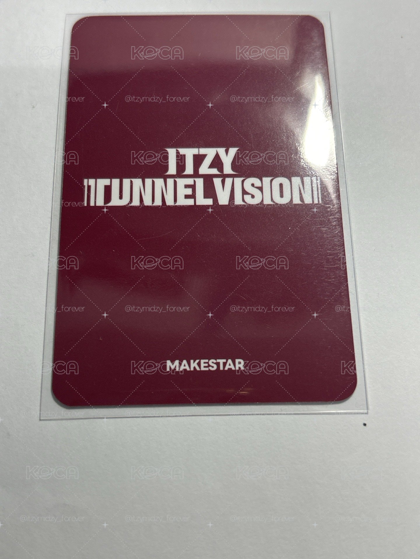 itzy 幸運卡 粒