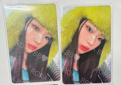 🩵BABYMONSTER RUKA Drip時期 京東1.0預售特典 中文卡背