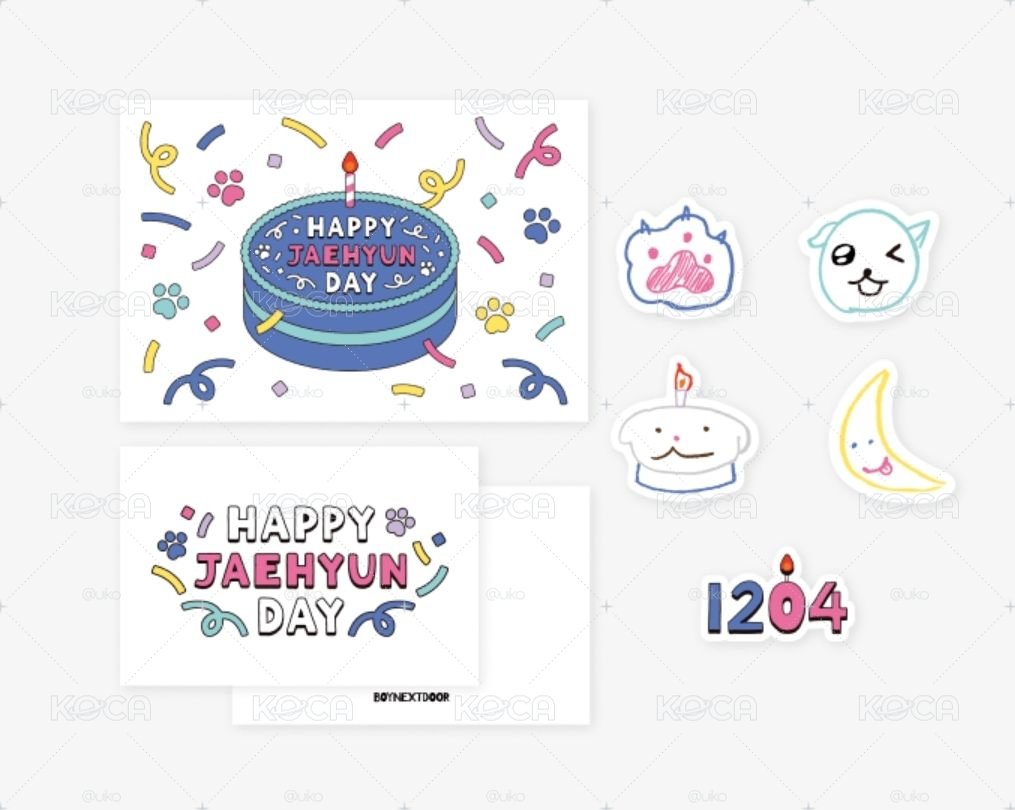 BND JAEHYUN 生日立體卡