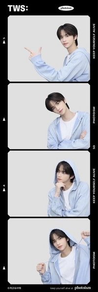 Sparkling Blue photoism ver.5 人生四格卡 