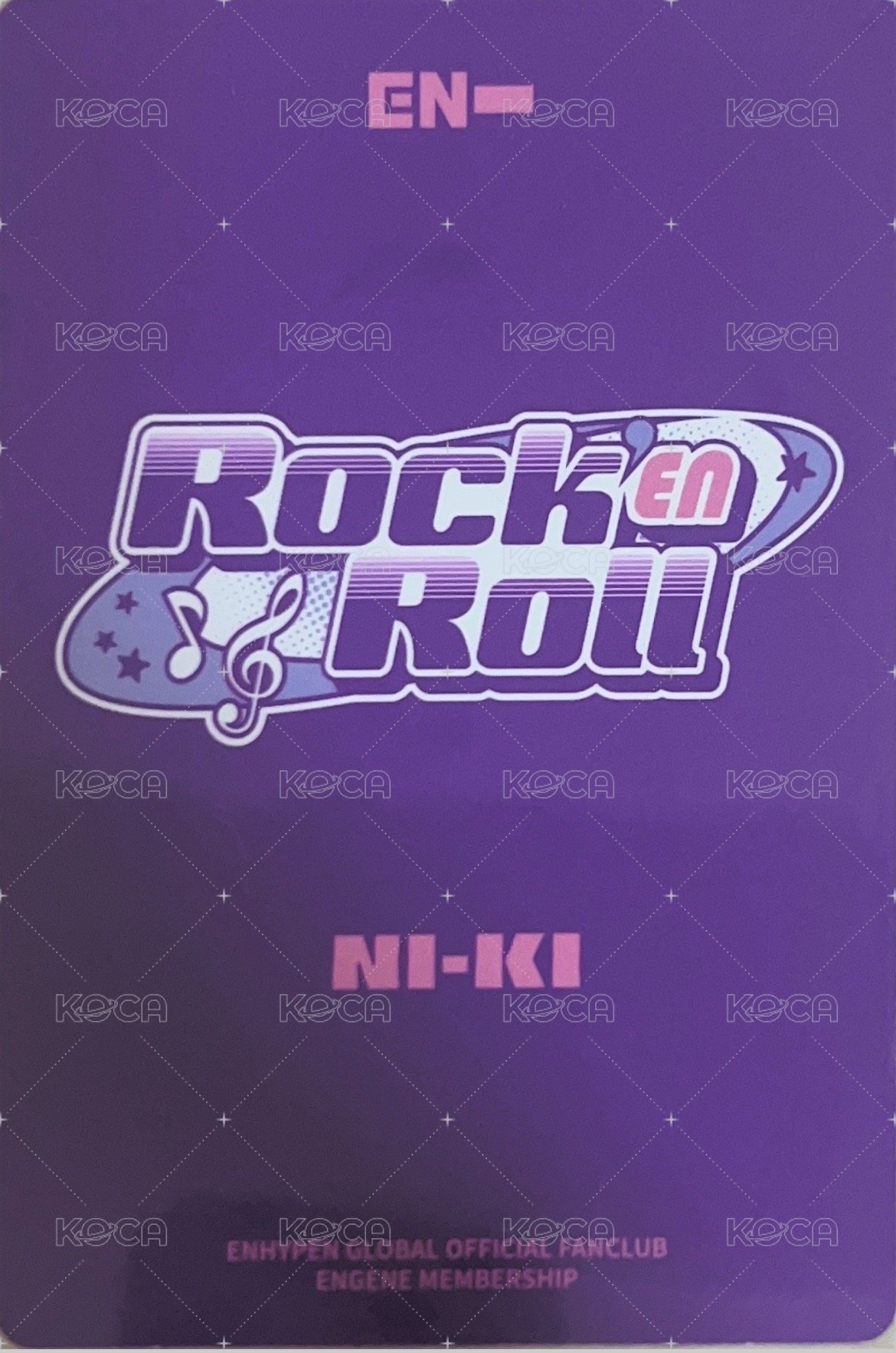 五期會員禮小卡 會員禮卡  背面