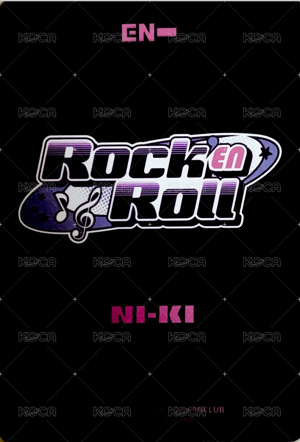 五期會員禮小卡 會員禮卡  背面