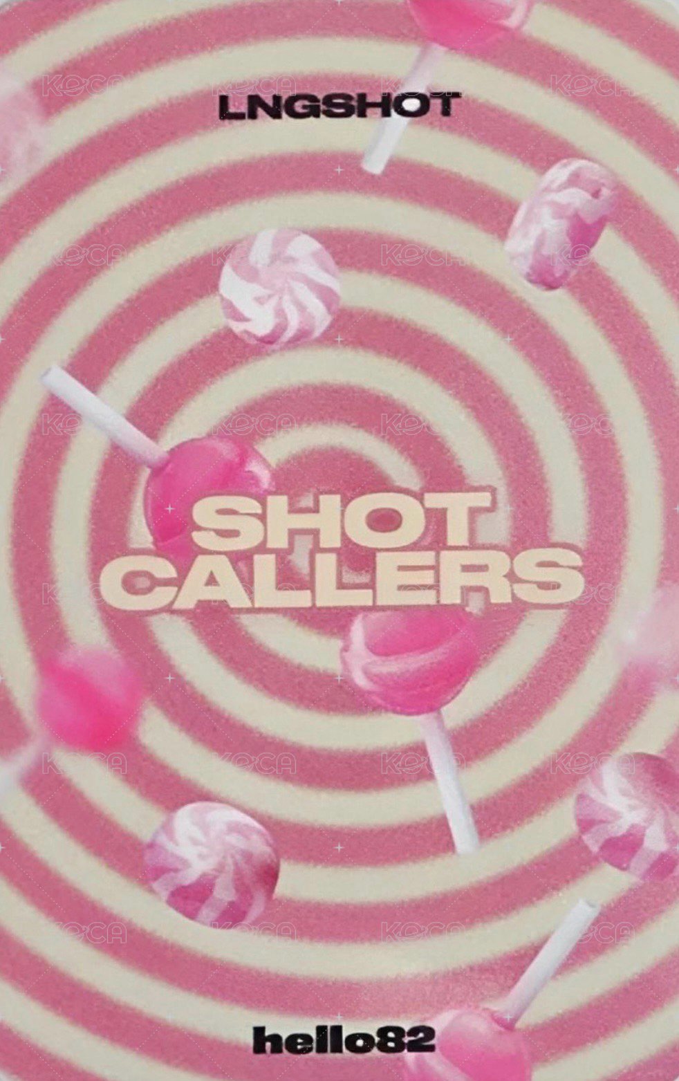 迷你一 hello82 Magazine Ver. 幸運卡  背面