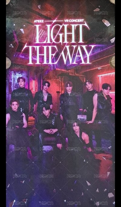 ATEEZ▪︎星化 VR Light the Way 第二週 電影卡 小資料夾 電影票根