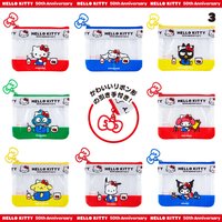 Hello Kitty 50周年系列 透明平口收納包