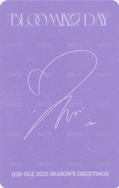 23‘年曆 年曆卡  背面