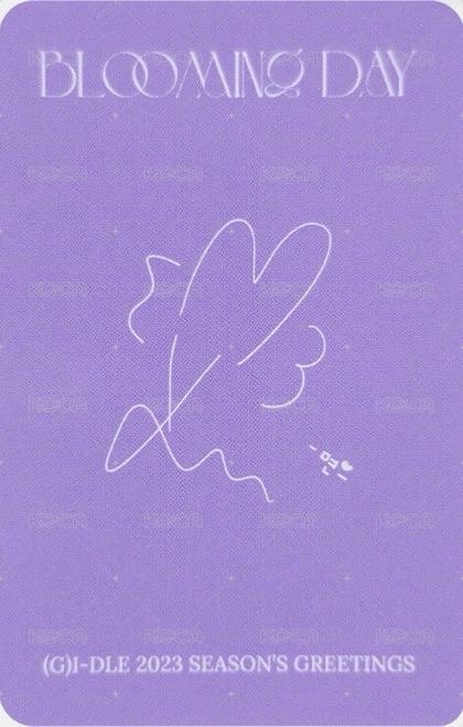 23‘年曆 年曆卡  背面