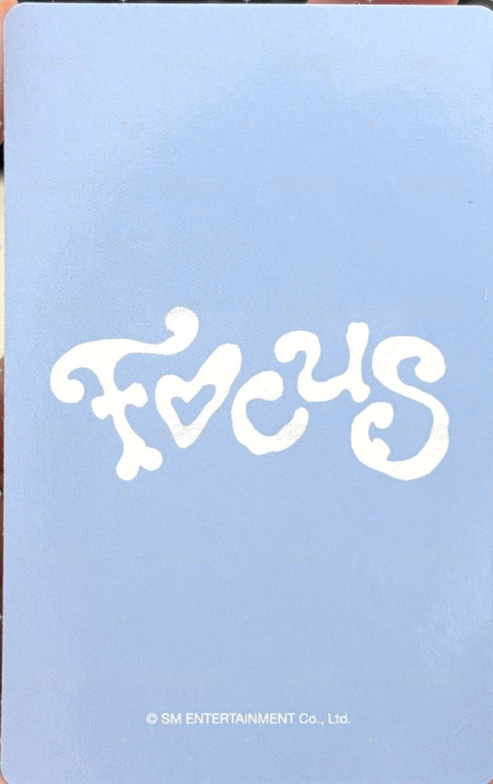 Focus wvs 簽售卡  背面