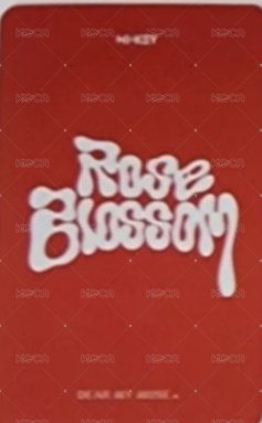 迷你一 dmm 簽售卡  背面