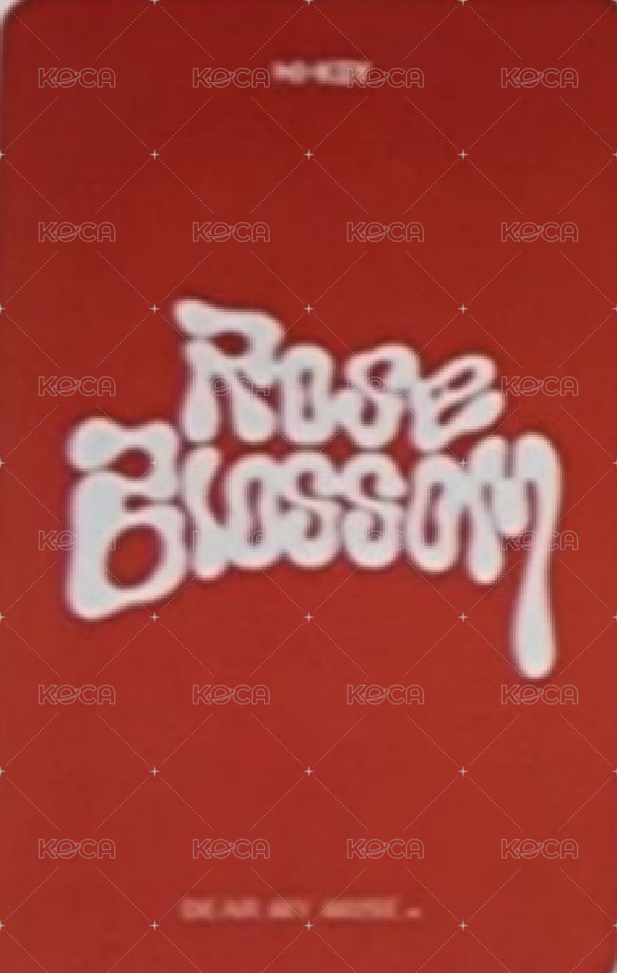 迷你一 dmm 簽售卡  背面