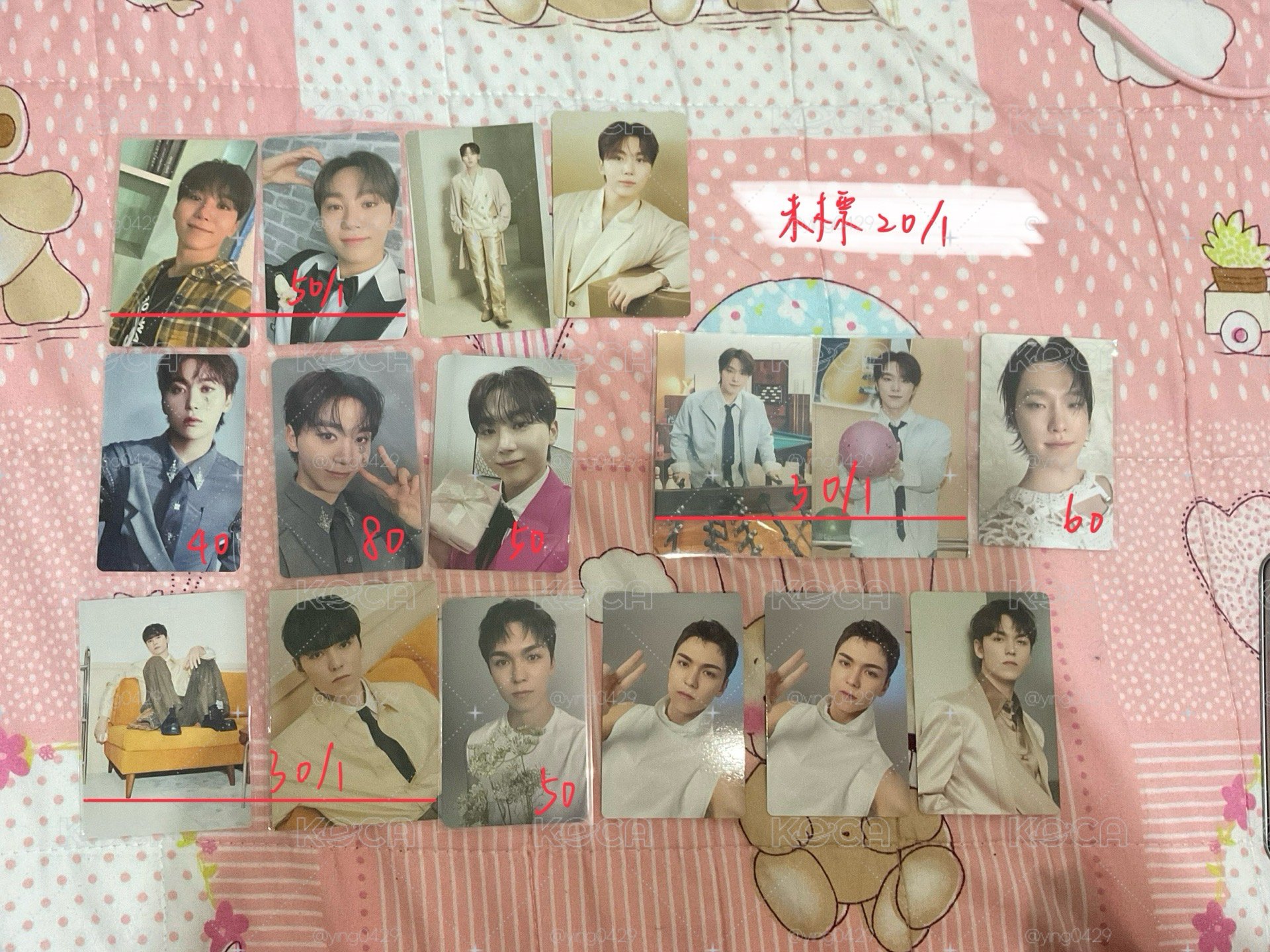seventeen 忙內line