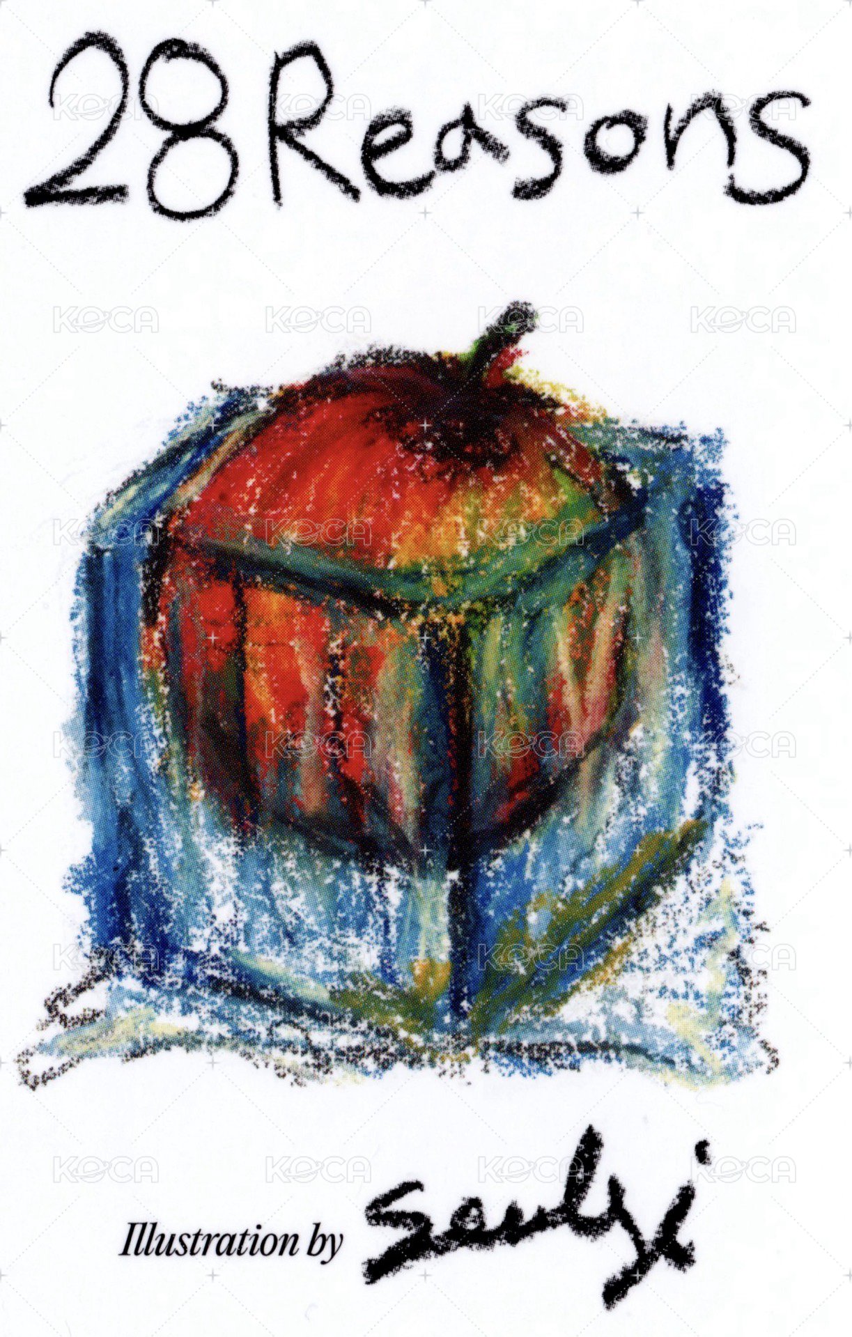 28 reasons 專輯卡 Special ver. 背面