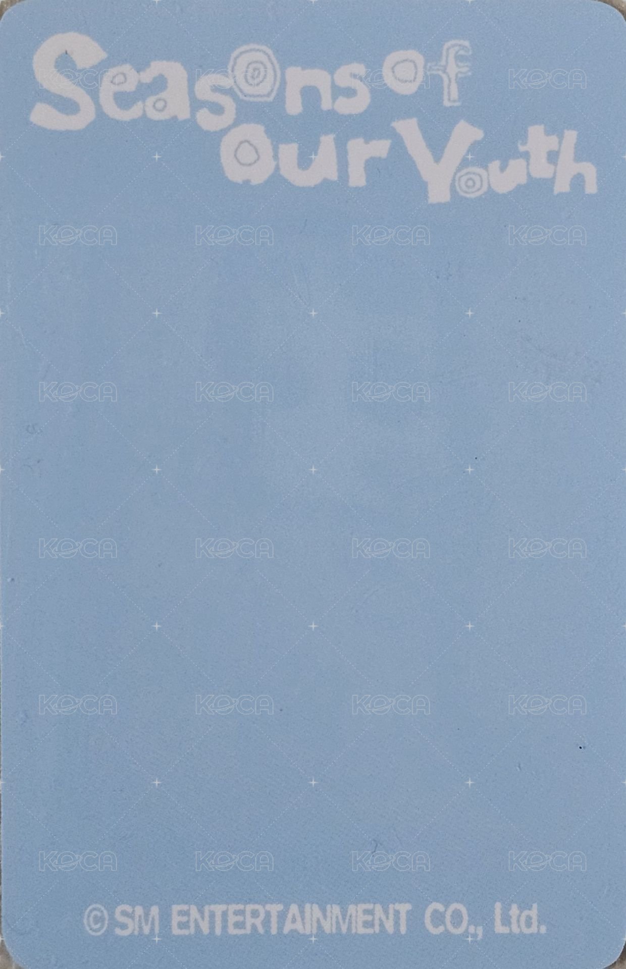 2026 Season's Greetings 隨機卡  背面