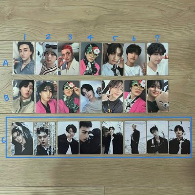 綁卡區（可單出）方燦 / 李旻浩 / 黃鉉辰 / 韓知城 / 李龍馥 / 梁精寅小卡