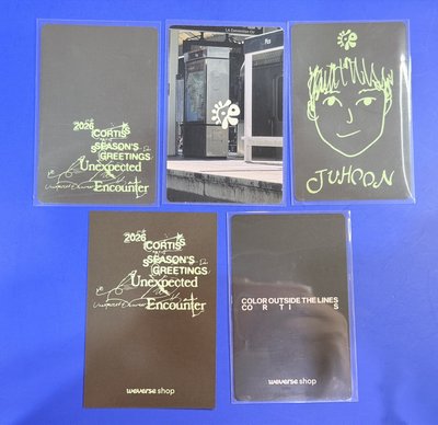 正版💌 現貨 Cortis  金主訓 JUHOON  團照  專卡  特典卡