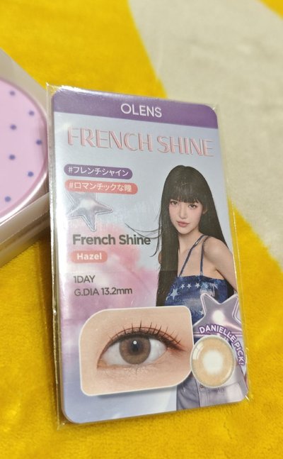 NewJeans OLENS 日版2.0 代言特典小卡組(全套未拆6張+有外包裝聯名附鏡子美瞳盒)