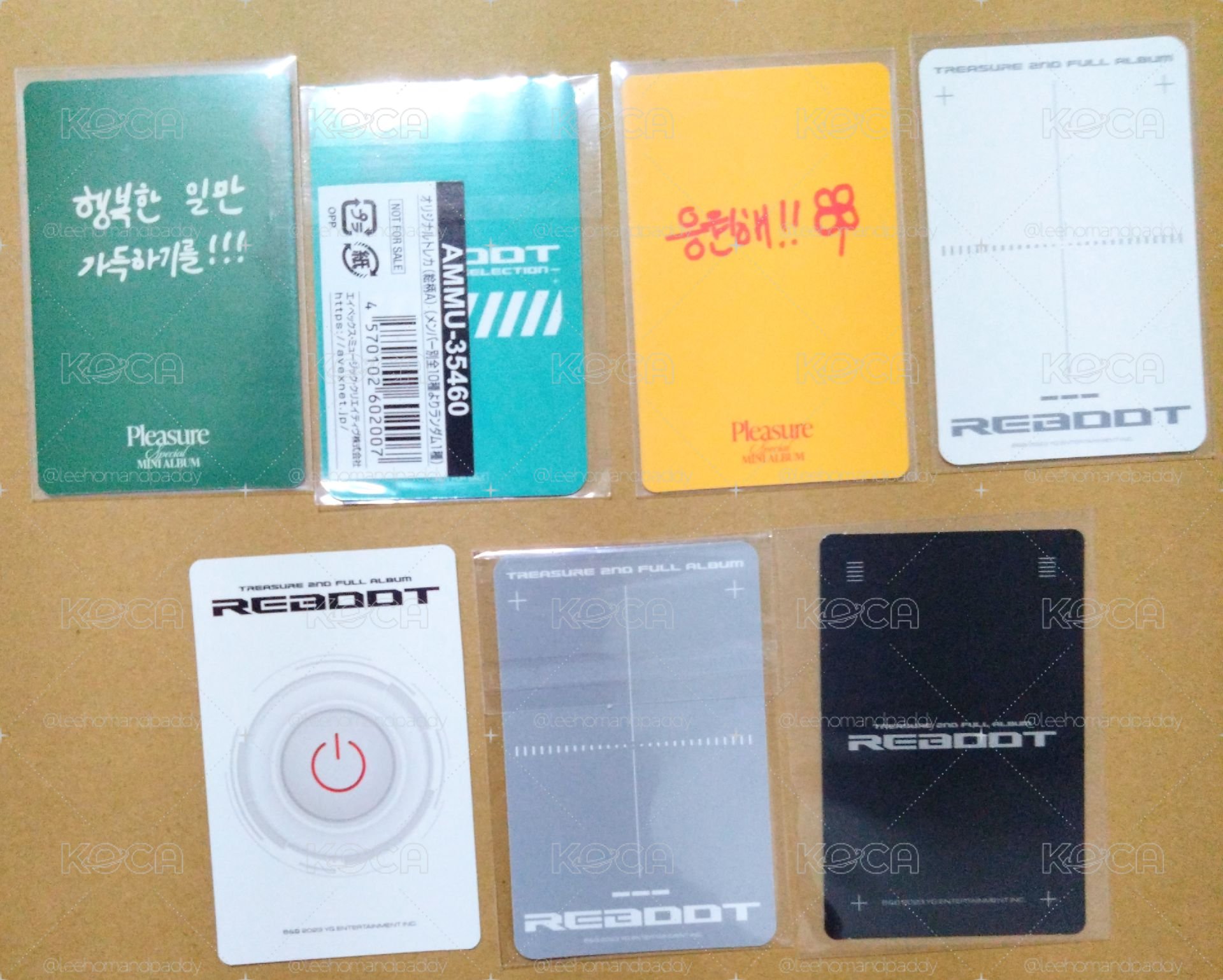 Treasure | 炡禹  Jeongwoo reboot小盤出 薩卡 K4特典卡 